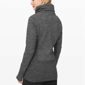 Lululemon Radiant Jacket II Heathered Core Dark Grey Zip Up